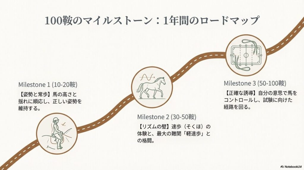 乗馬ライセンス4級取得までの100鞍・1年間のロードマップとマイルストーン