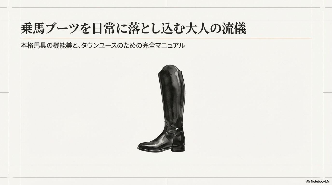 乗馬ブーツの普段履き完全ガイド！歩きやすさとお手入れ術