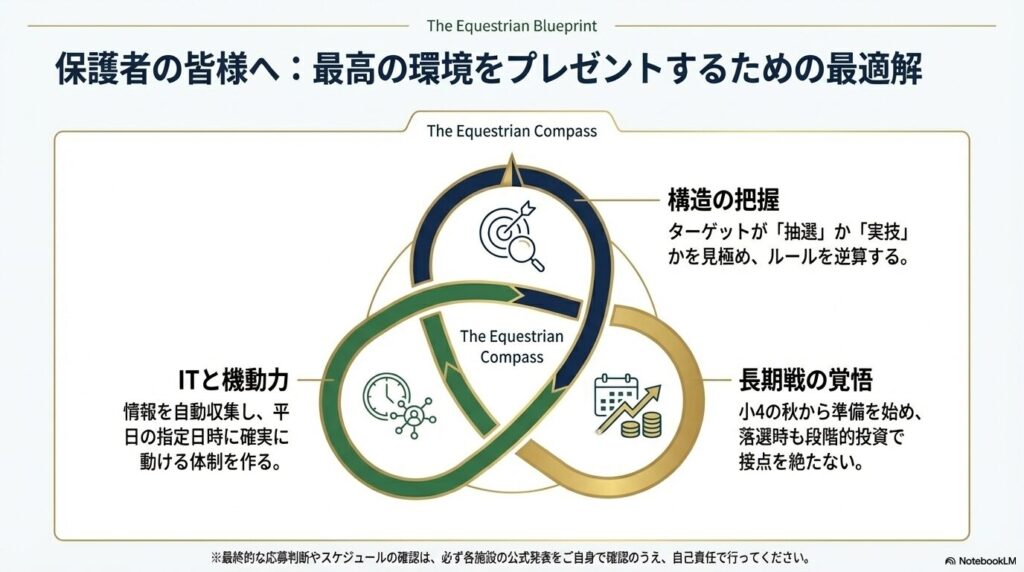 乗馬スポーツ少年団の倍率を突破するための3つの指針
