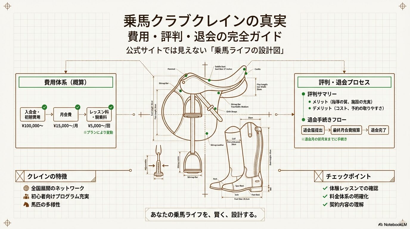 乗馬クラブクレインの口コミ・評判と料金の真相を徹底解説