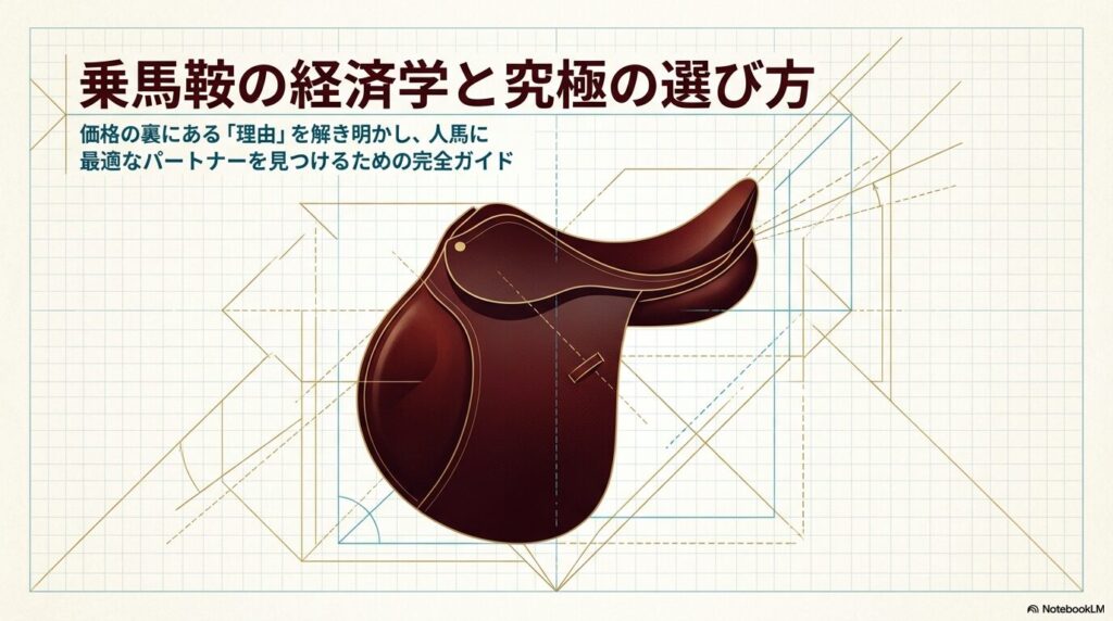 乗馬用鞍の値段の裏にある理由と選び方を解説するガイドの表紙画像