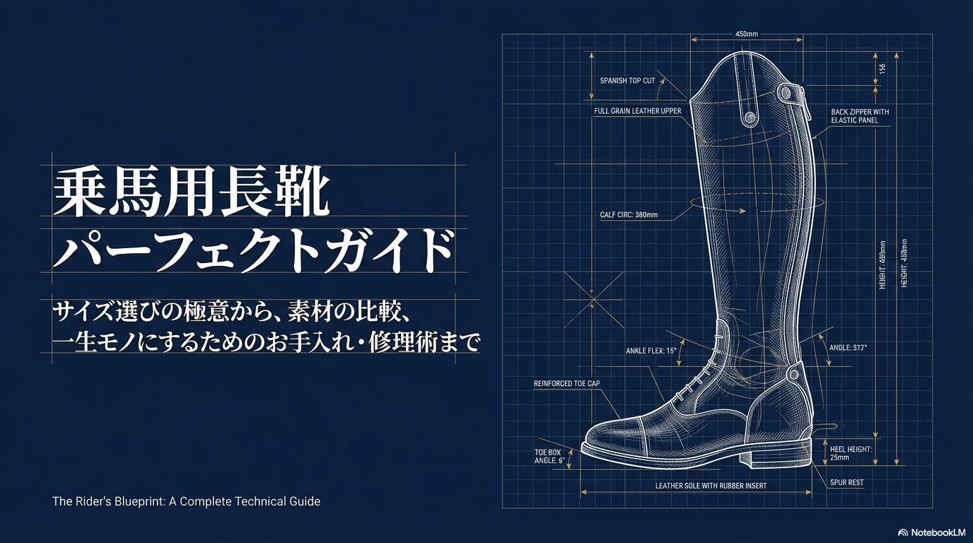乗馬用の長靴選び！サイズやお手入れの悩み解決ガイド