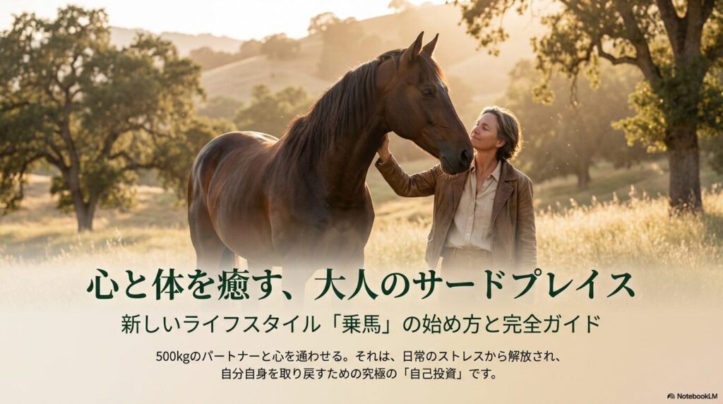 乗馬を趣味にする大人向けの完全ガイド表紙