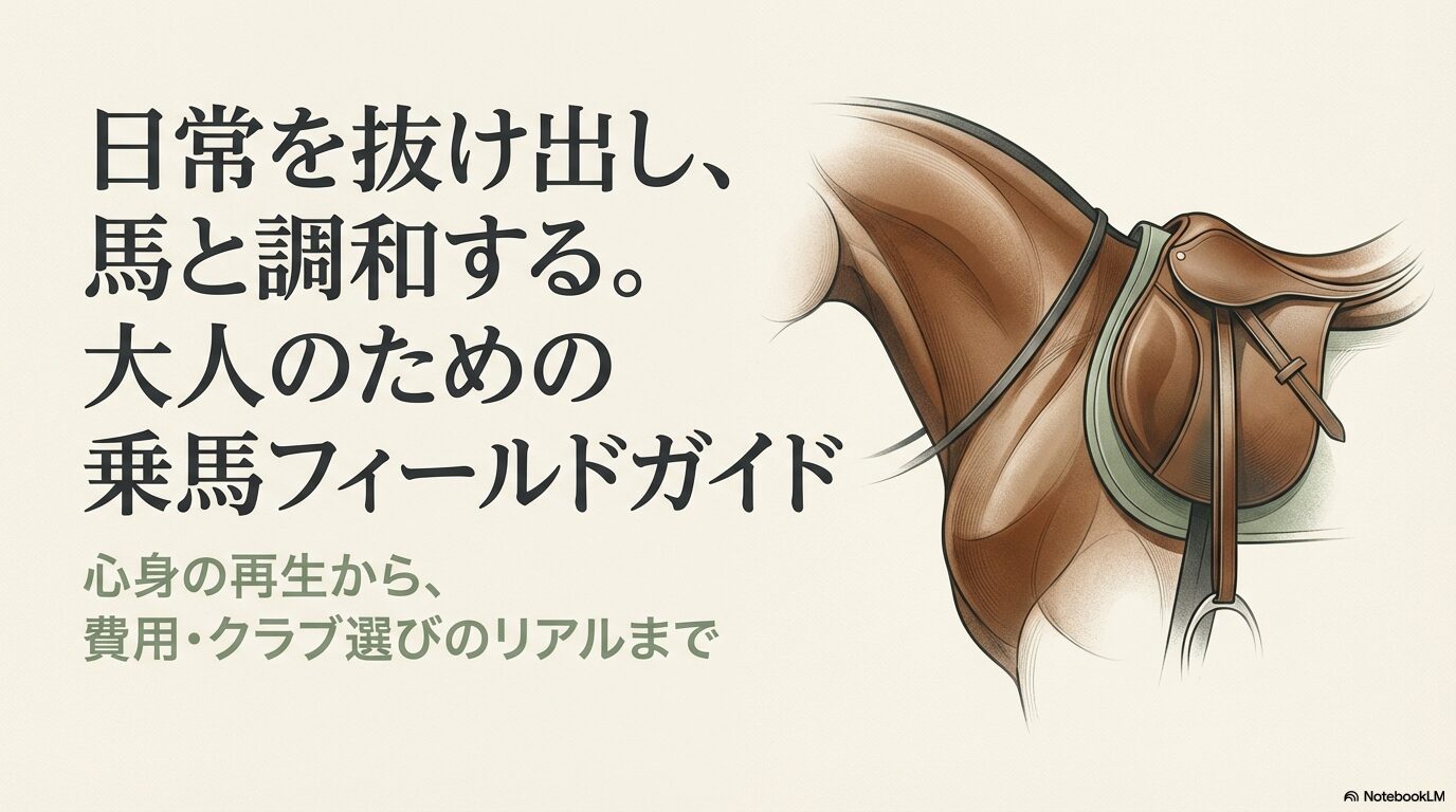 大人の習い事に乗馬！費用や服装、クラブの選び方を徹底解説