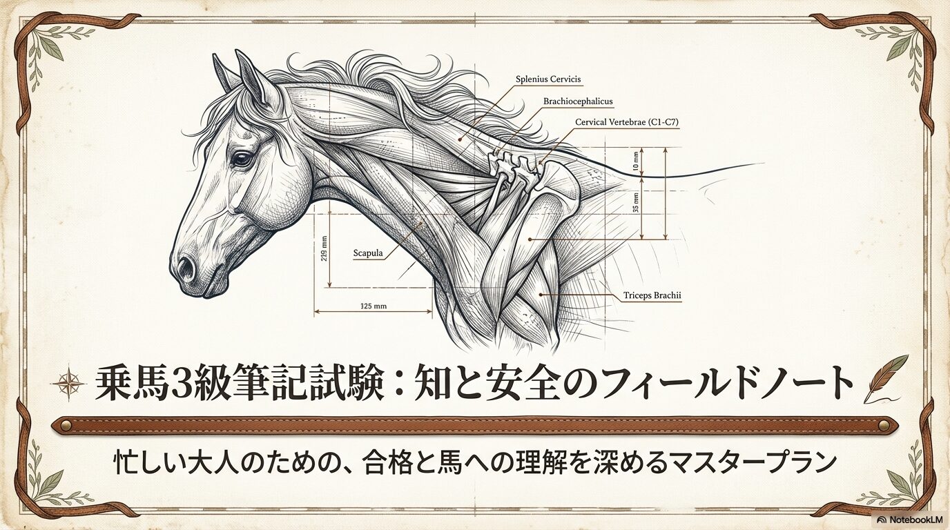 乗馬3級ライセンスの筆記試験問題に向けた完全対策