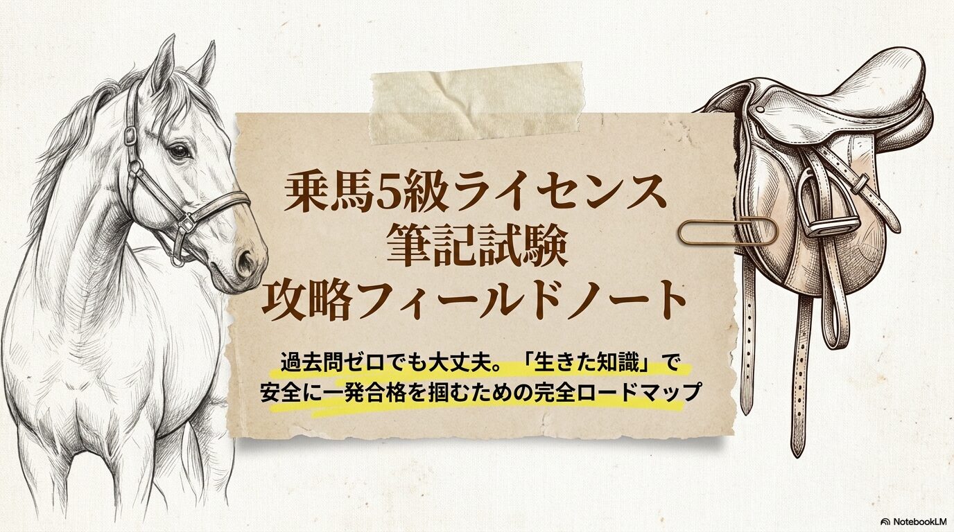 乗馬5級ライセンスの筆記試験問題！落ちないための対策と傾向